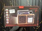 Solar rechargeable Bluetooth radio speaker