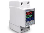 Solar TOMZN 63A VAkWh Over Under Voltage Current Protector kWh