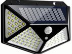 Solar Wall Lamp – 100 LED Lights Eco-Friendly Outdoor Lighting