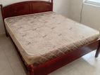Mahogany Beds with Spring Mattress