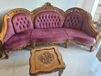 Teak Hand-Carved 7-Piece Sofa Set