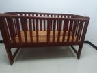 Solid Jackfruit Wood(කොස් ලී) Baby Cot