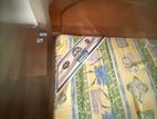 Solid King Size Bed and 2 Side Cupboards