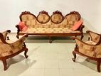 Sofa Set with Wooden Table