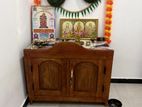 Solid Neem Wood Pooja Cupboard