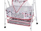 Solid Shaking Swing Cradle Baby Bed With Mosquito Net : Cot -206