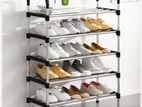 SOLID STEEL 5 LAYER SHOE RACK