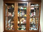 Solid Teak Wood Display Cabinet