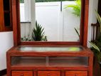 Solid Teak Wood Dressing Table with Mirror