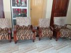 Solid Teak Wood Sofa Set