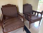 Solid Wood 5-Seater Sofa Set – Vintage Classic