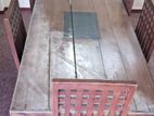 Solid wood 6 Seater Dining Table Set