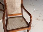 Solid Wood Cane Chairs (Set Of 4)