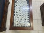 Wooden Sofa Set with Center Table