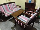 Solid Wooden Sofa Set