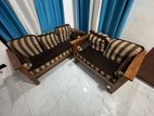 Solid Wooden Sofa Set
