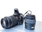 Sony A55 DSLR body with double lense (japan)