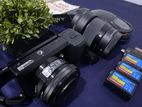 Sony A6000 Fullset With 56mm 1.4f Sigma Lens