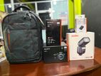 Sony A73 Camera with G Master Lens Godox V860 Flashlight