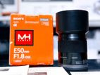 Sony E 50mm f/1.8 OSS Lens Full Set Box