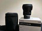 Sony Sigma 35mm F1.4 DG DN