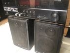 sony speaker set and Yamaha Amp