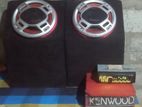 Sony Xplod Car Speaker Box Set with Kenwood Player