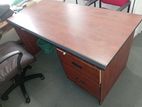 Spacious Wooden Office Desks with Drawer Storage