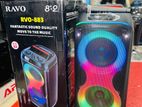 Speaker + Wireless 2 Mic (Karaoke|BT|USB) - Brand New (ravo 883)