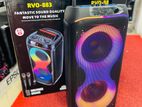 SPEAKER WITH 2 WIRELESS MIC (KARAOKE) BLUETOOTH - NEW (RAVO 883)