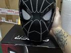 Spider Man Blinking Eye Real Cosplay Mask Black