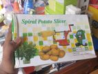 Spiral potato slicer