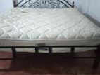 Steel Bed with Spring Mattress 6x6