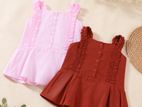 Square Neck Peplum Blouse