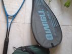 Squash Racquet with the Carrying Bag(used)