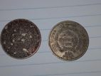 Sri Lankan 2 Old Coins 1957