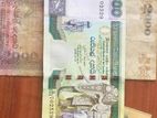 Sri Lankan old money notes 1000 rupees