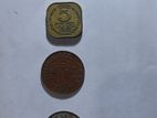 Sri Lankan Used Old Coins