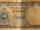 Srilankan One Rupee Note 1962