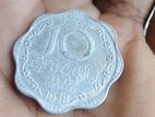 Sri Lankan Rare 10 Cents Coin