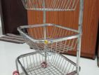 Staines Steel 3Tier Trolley Vegetable Rack