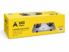 Stainless Steel 2 Burner Gas Cooker by Aiko Super