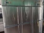 stainless steel 6 door chiller