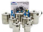 Stainless Steel 7 Pcs Mug Set