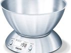 Stainless Steel Bawl Kitchen Scale 5 Kg ( Kg//ml/oz ) with Timer Alarm