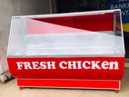 Stainless Steel Chicken with Fish Display Coolers
