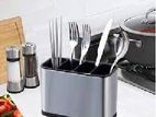Stainless Steel Cutlery Bucket Holder