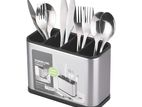 Stainless Steel Cutlery bucket - Kitchen Organizer