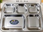 STAINLESS STEEL DINNER PLATE DP 33CM X 26CM