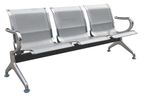 Stainless steel Gang Hospital | Lobby 3 Seater office chair